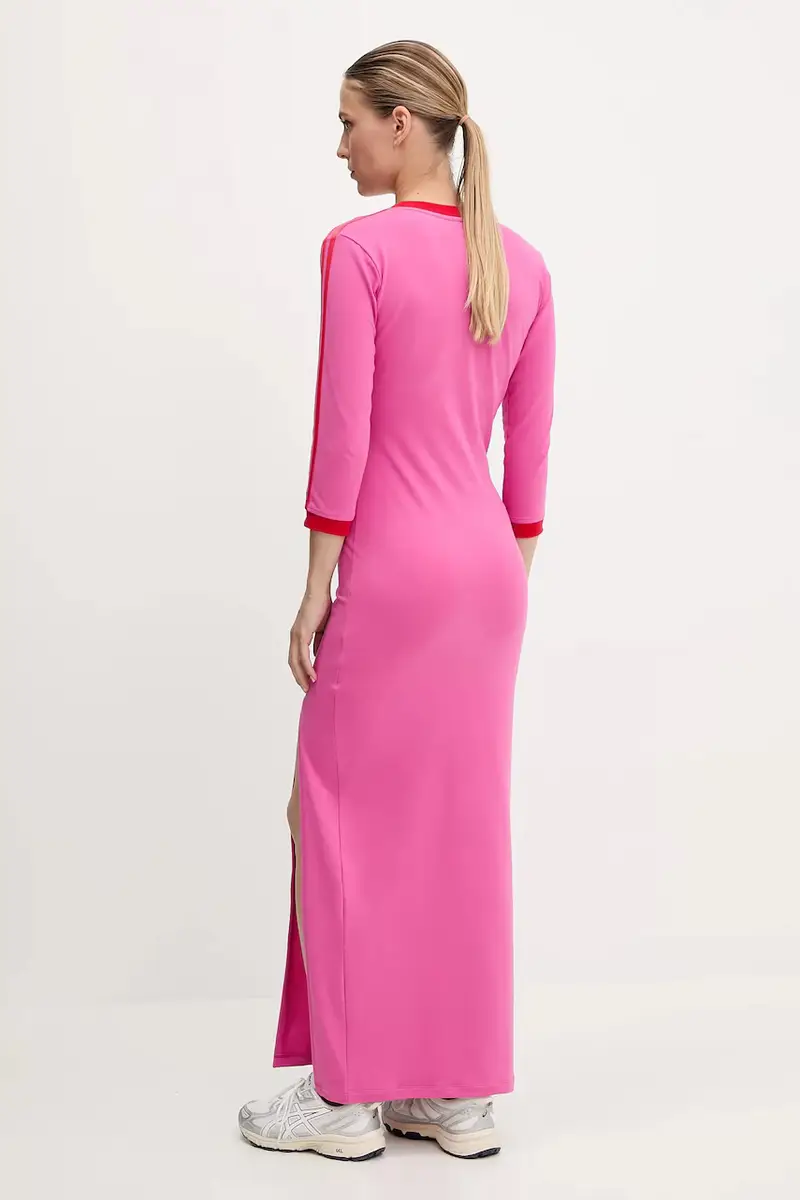 vestito Maxi Dress V colore rosa JY2941 miniatura 3