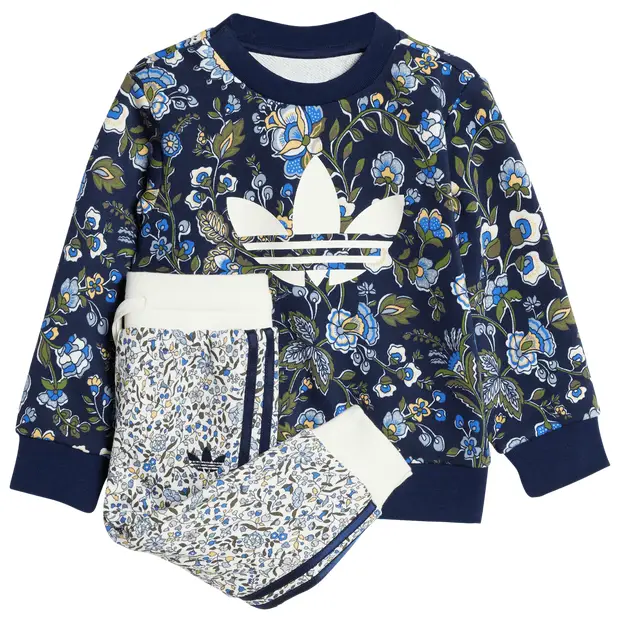 Originals X Liberty London Crew Set Kids unisex Tute da ginnastica - Blu - Poly Mesh - Foot Locker Blue