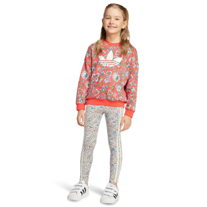 Adidas Originals X Liberty London unisex Tute da ginnastica - Rosso - Jersey di cotone - Foot Locker