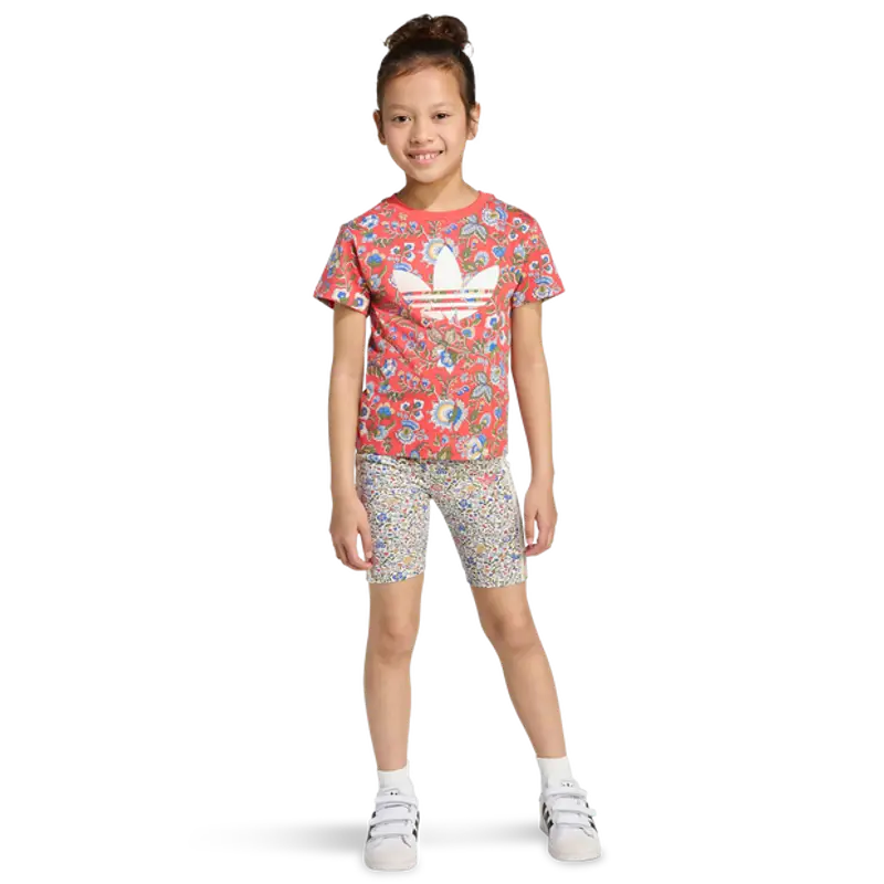 Adidas Originals X Liberty London unisex Tute da ginnastica - Rosso - Jersey di cotone - Foot Locker