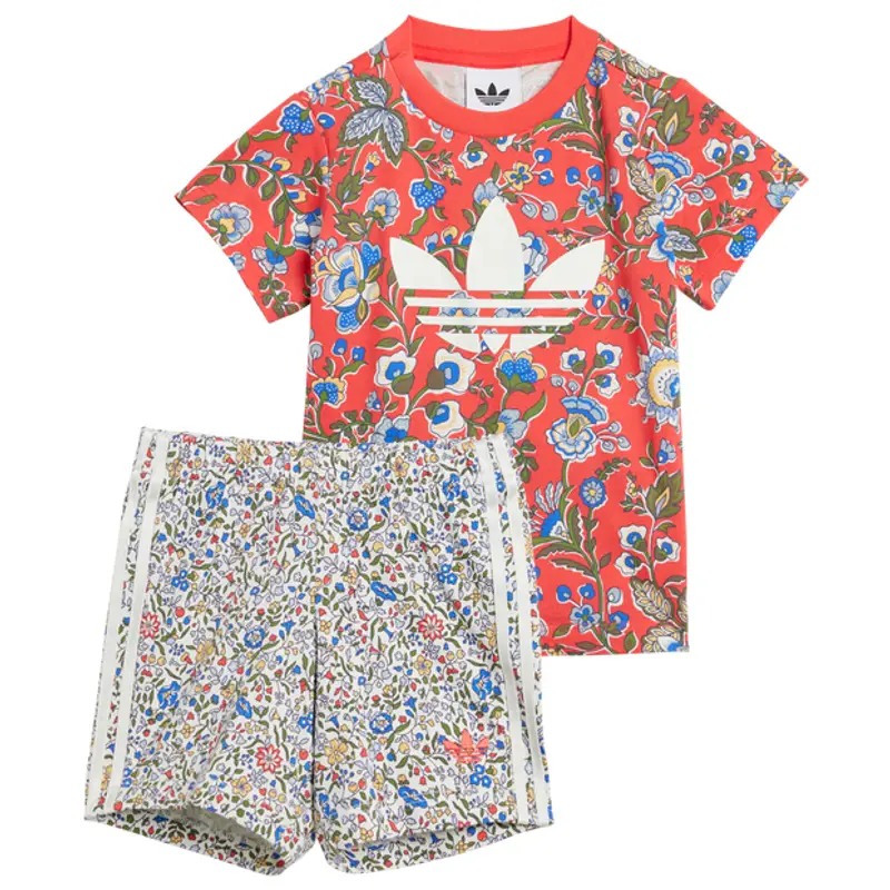Originals X Liberty London unisex Tute da ginnastica - Rosso - Jersey di cotone - Foot Locker Red