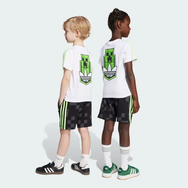 Originals X Minecraft Short Tee Set Bambini White miniatura 2
