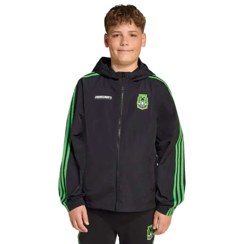 Adidas Originals X Minecraft Windbreaker unisex Giacche - Nero - Nylon - Foot Locker