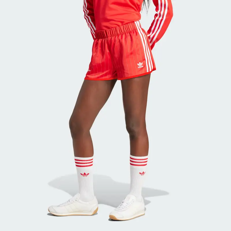 Originals X Sporty & Rich SS24 Pantaloncini Casual Elastici Comodi Moda Pantaloncini Donna Rossi JI9279 XXL miniatura 2