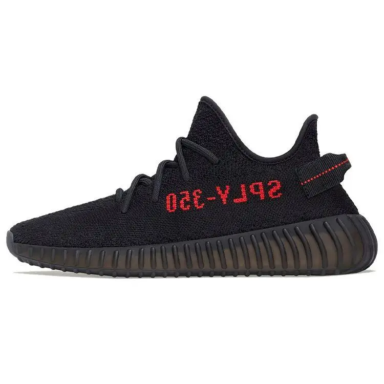 Originals Yeezy Boost 350 V2 Bred Tessuto Sportive Comode Scarpe Lifestyle Basse Sneakers Unisex Nere CP9652-2020 42⅔