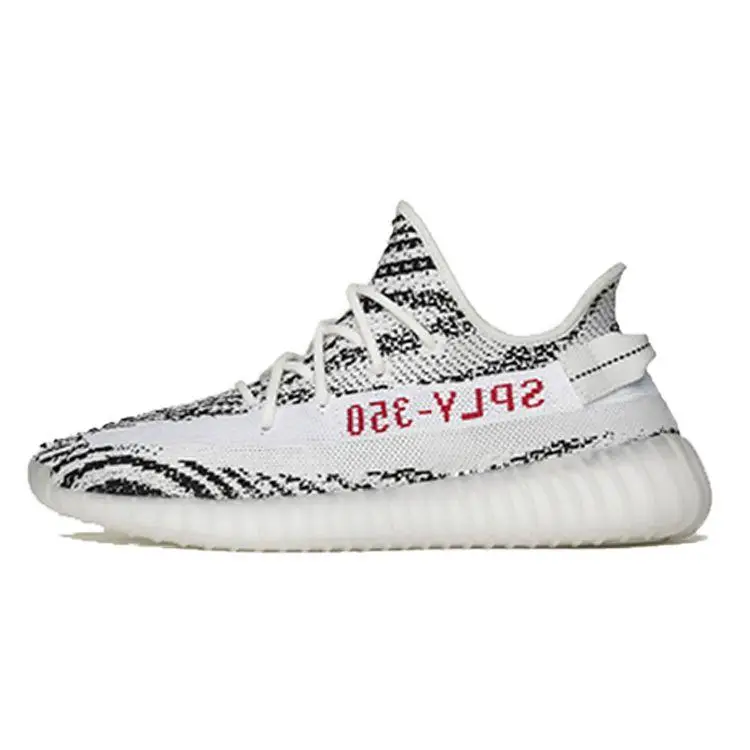Originals Yeezy Boost 350 V2 Tessuto Bianco Zebra Scarpe da Ginnastica Lifestyle Basse Unisex Scarpe da Ginnastica Nero Rosso CP9654-2018 40
