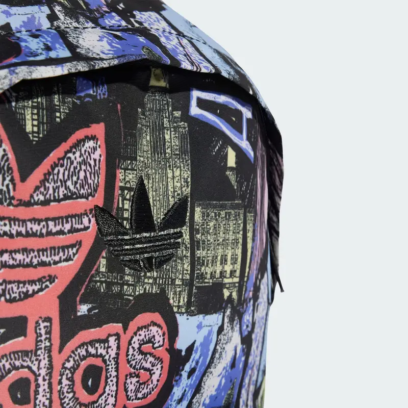 ADIDAS ORIGINALS Zaino 'x Jeremy Scott' blu colomba / oliva / rosso fuoco / nero miniatura 3