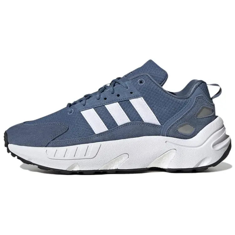 Originals ZX 22 Boost Scarpe da Running Casual Comode Resistenti Low-Top Sneakers Unisex Blu Navy GY1623 37⅓