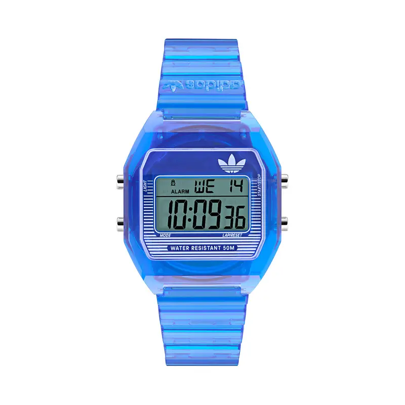 Orologio adidas AO Street Digital Two Crystal AOST25537 Blu