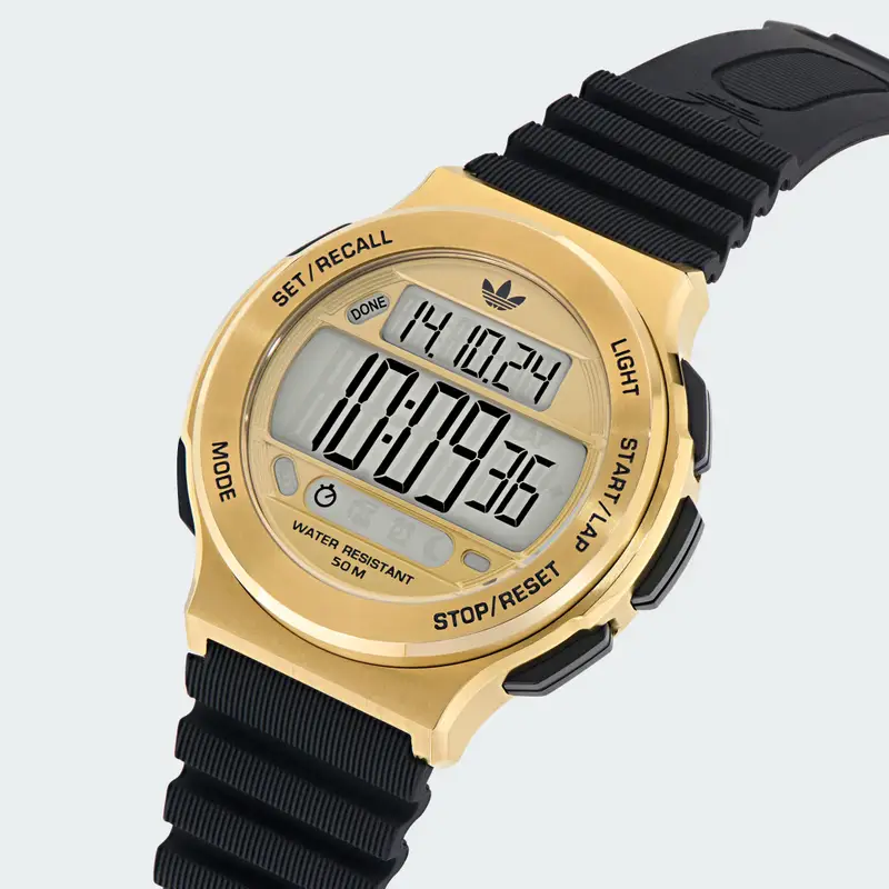 Orologio EXPRESSION THREE DIGITAL PS Gold Metallic miniatura 4