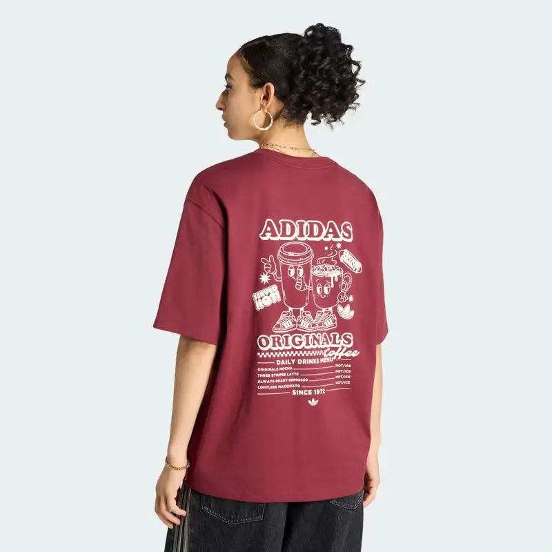OS COFFEE GRAPHIC TEE Shadow Red miniatura 2