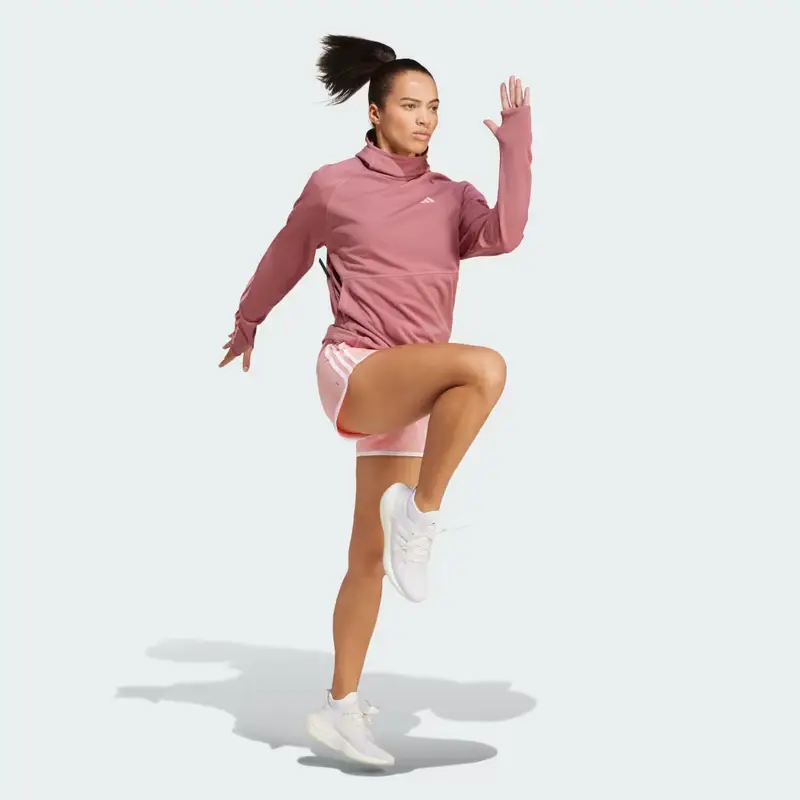 Own The Run 3-Stripes Hoodie Preloved Crimson miniatura 3