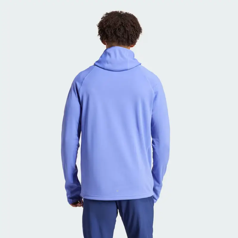Own the Run 3-Stripes Hoodie Semi Cobalt Blue miniatura 2