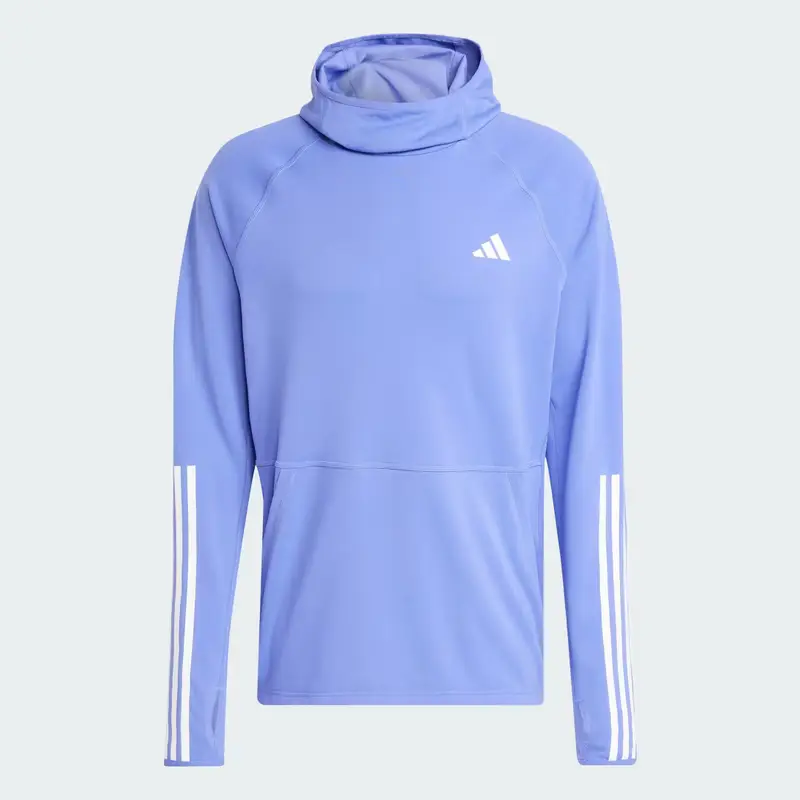 Own the Run 3-Stripes Hoodie Semi Cobalt Blue miniatura 4