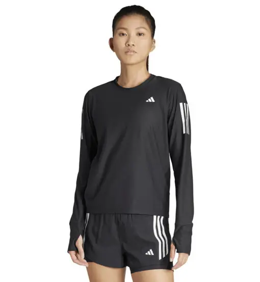 Own The Run - maglia running maniche lunghe - donna Black