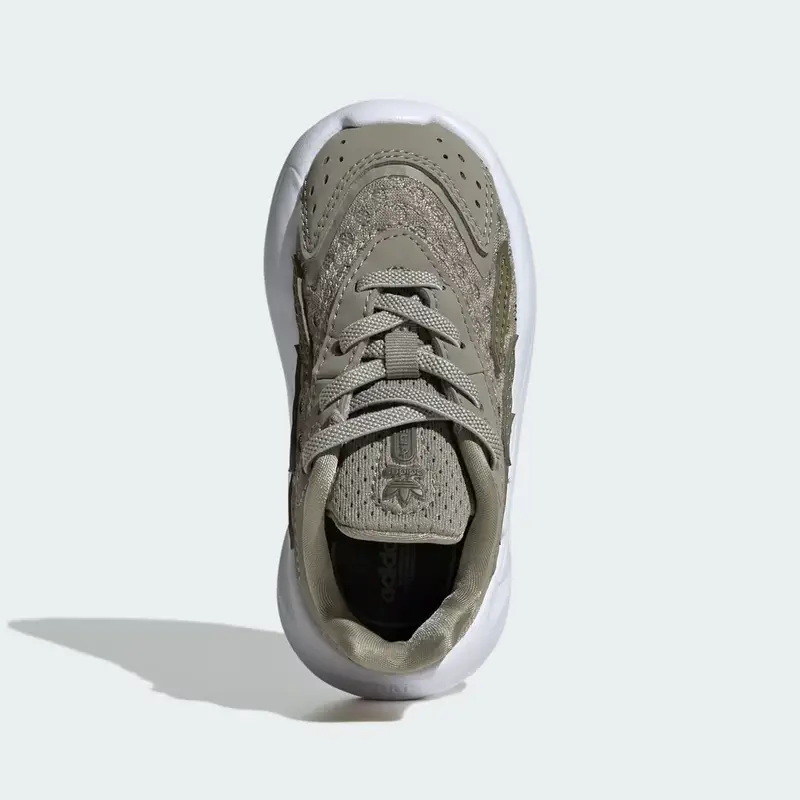 Ozelia Elastic Lace Shoes Kids Silver Pebble miniatura 2