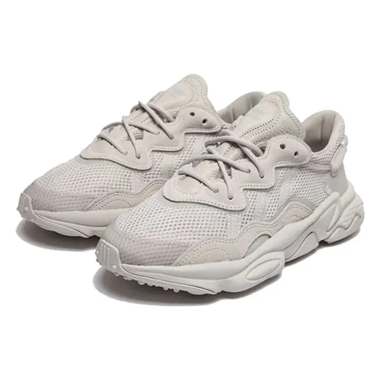 Ozweego Chalk Pearl Sneakers Unisex Bianco Cloud-White FY2023 42 miniatura 2