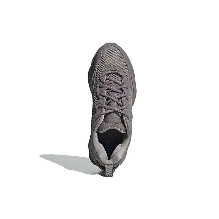 Ozweego Meta Carbone Sneakers Unisex Grigio Tonalità Beige Carbone Grigio Solido GW9739 42 miniatura 3