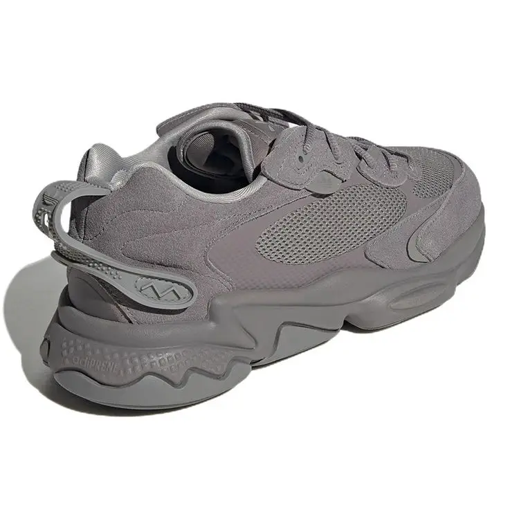 Ozweego Meta Carbone Sneakers Unisex Grigio Tonalità Beige Carbone Grigio Solido GW9739 43⅓ miniatura 5