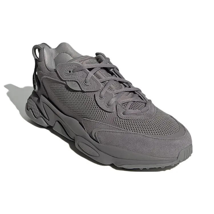 Ozweego Meta Carbone Sneakers Unisex Grigio Tonalità Beige Carbone Grigio Solido GW9739 45⅓ miniatura 4