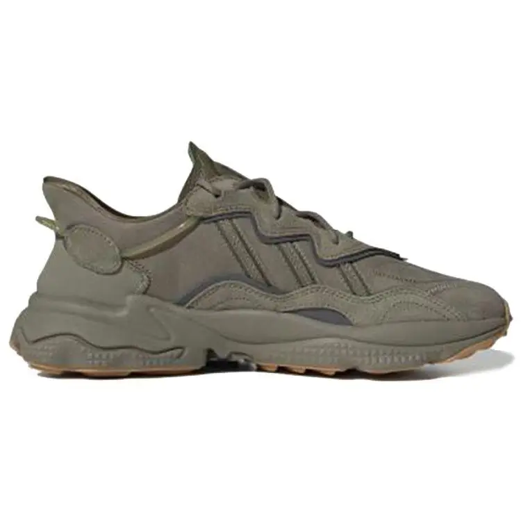 Ozweego Trace Cargo Sneakers Unisex Verde Night-Cargo-Raw-Khaki EE6461 42⅔ miniatura 4