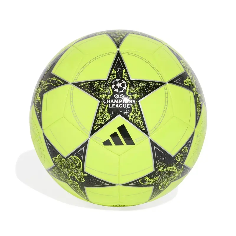 Pallone Da Calcio Ucl Clb Giallo Nero 5