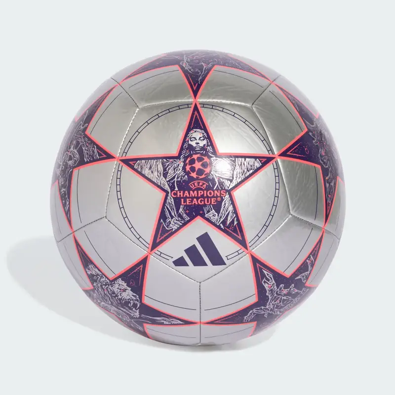 Pallone UCL Club 25/26 League Stage Silver Metallic miniatura 2
