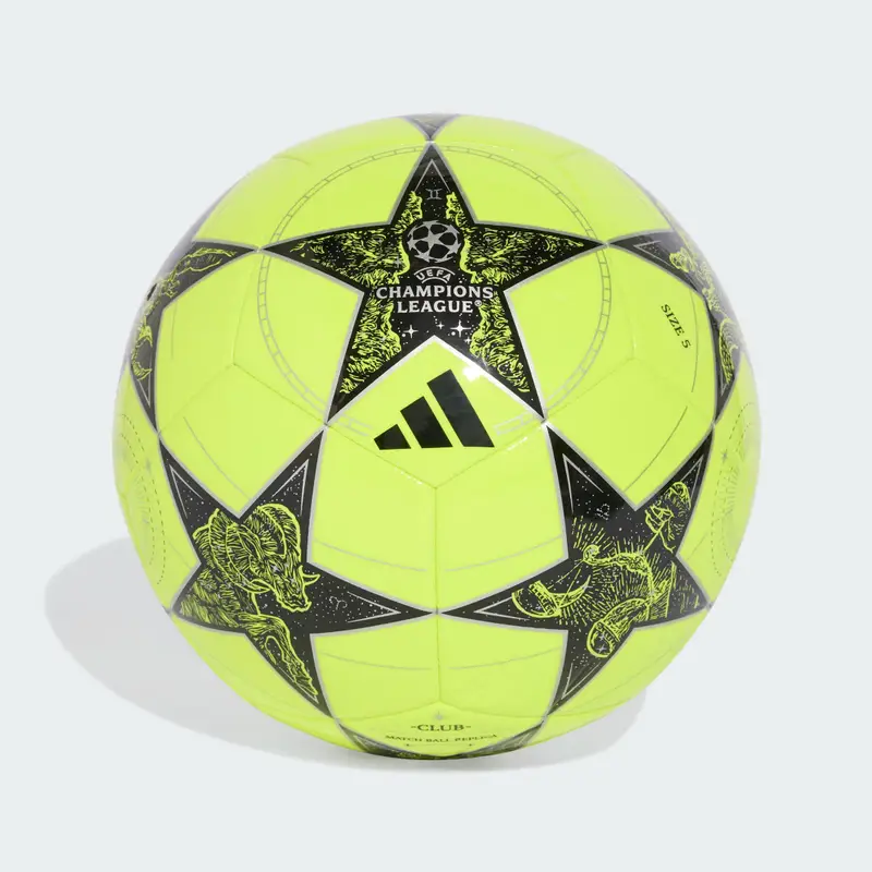 Pallone UCL Club 25/26 League Stage Solar Yellow