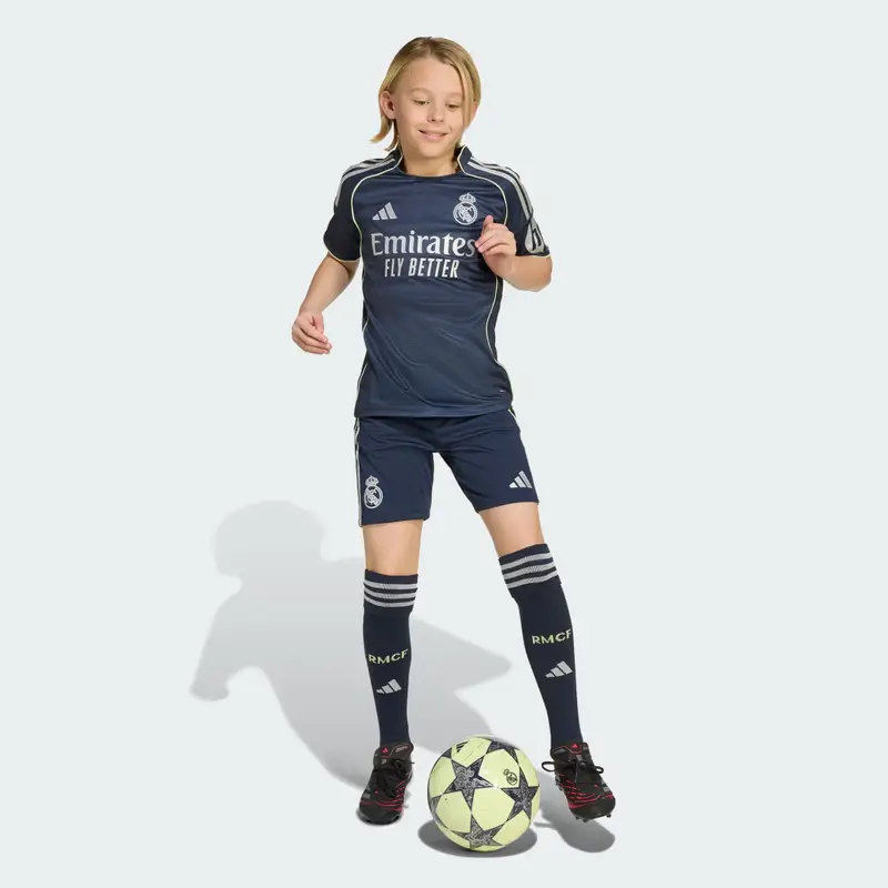 Pantaloncini 25/26 Away Real Madrid Bambini Legend Ink miniatura 3