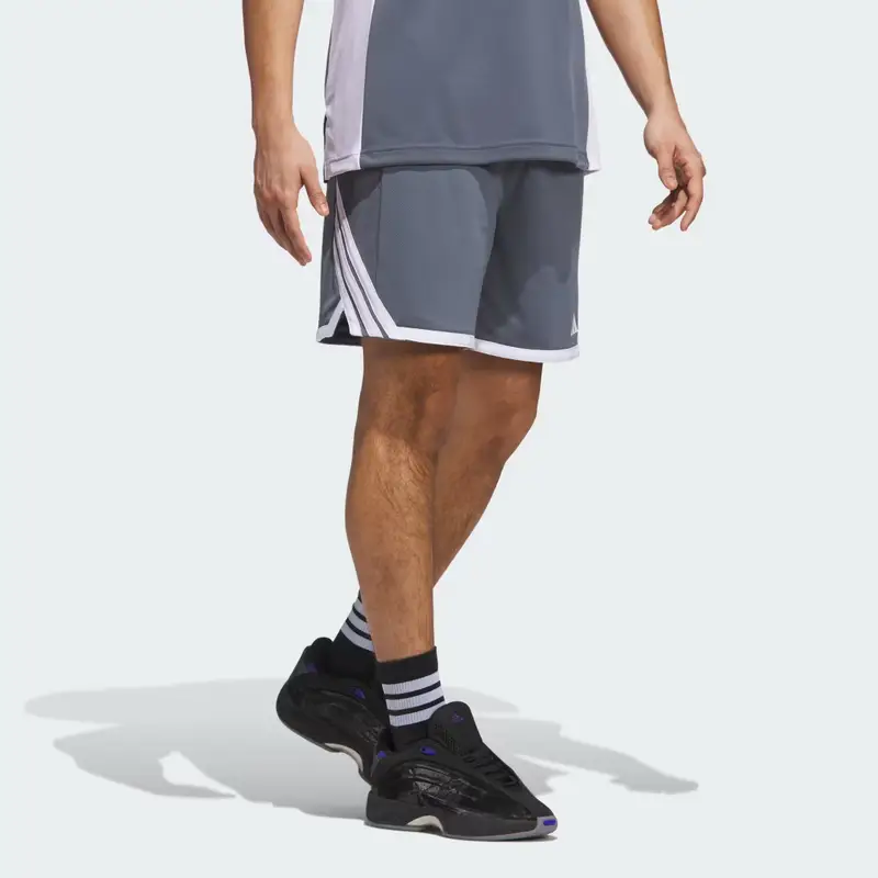 Pantaloncini 3G Speed Reversibili Basketball AEROREADY Grey Four miniatura 3