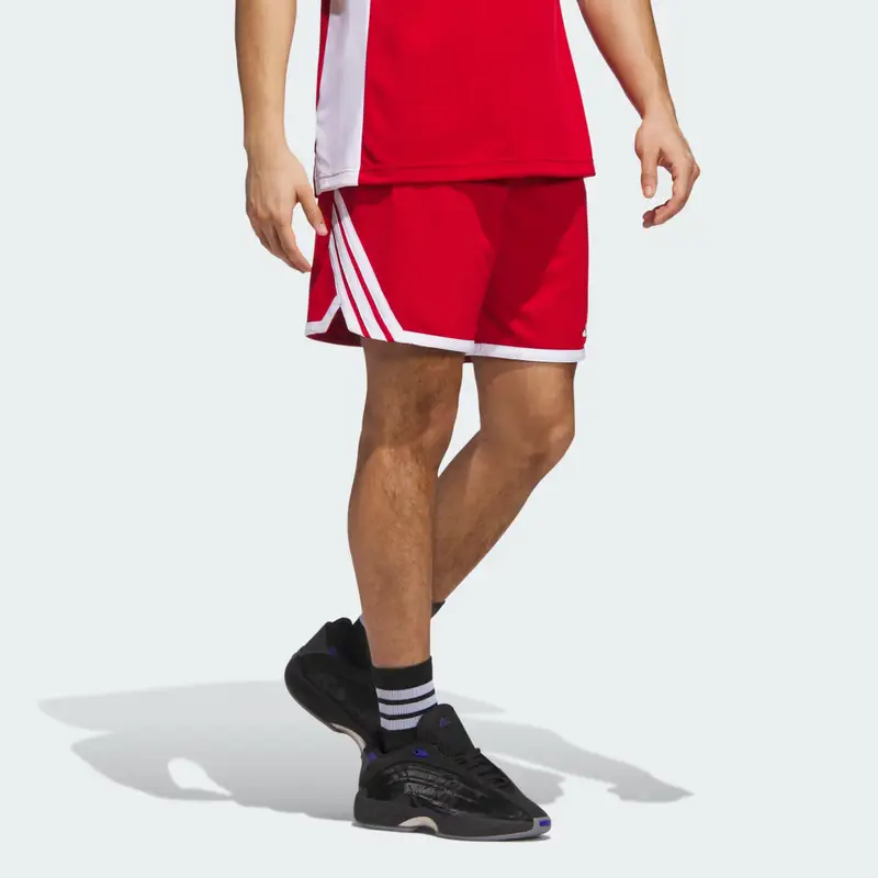 Pantaloncini 3G Speed Reversibili Basketball AEROREADY Team Power Red miniatura 3