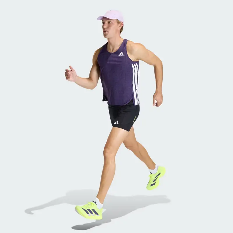 Pantaloncini a compressione Adizero Running con tasca Black miniatura 3