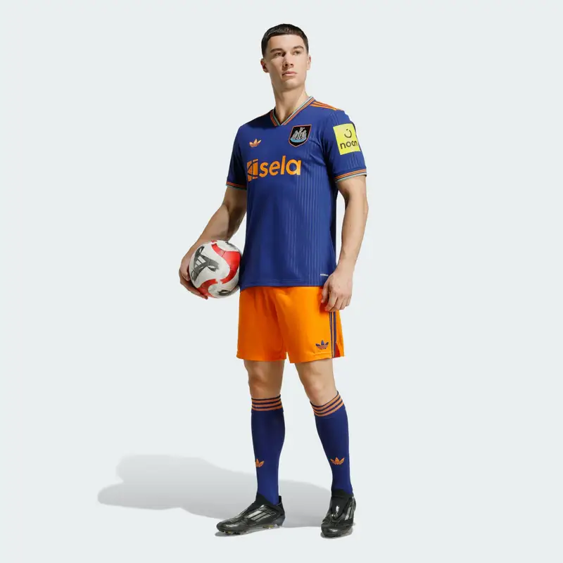 Pantaloncini a tre quarti Newcastle United FC 25/26 Bahia Orange miniatura 3