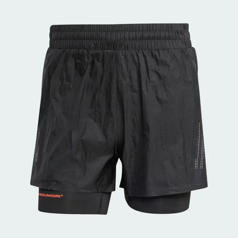 Pantaloncini Adi365 H.Koumori Running 2-In-1 Black miniatura 4