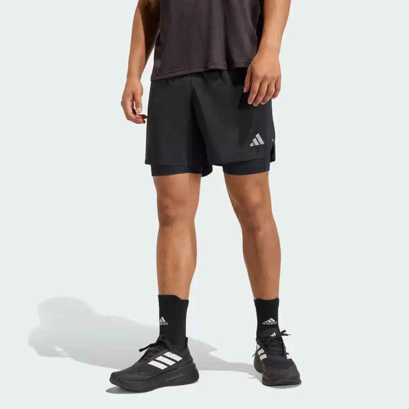 Pantaloncini adi365 Running Essentials 2in1 Black