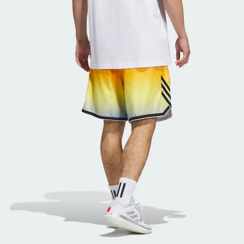 Pantaloncini adidas Crazy Lite AOP Crew Yellow miniatura 2