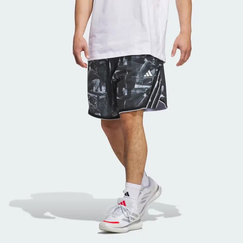 Pantaloncini adidas Crazy Lite AOP White