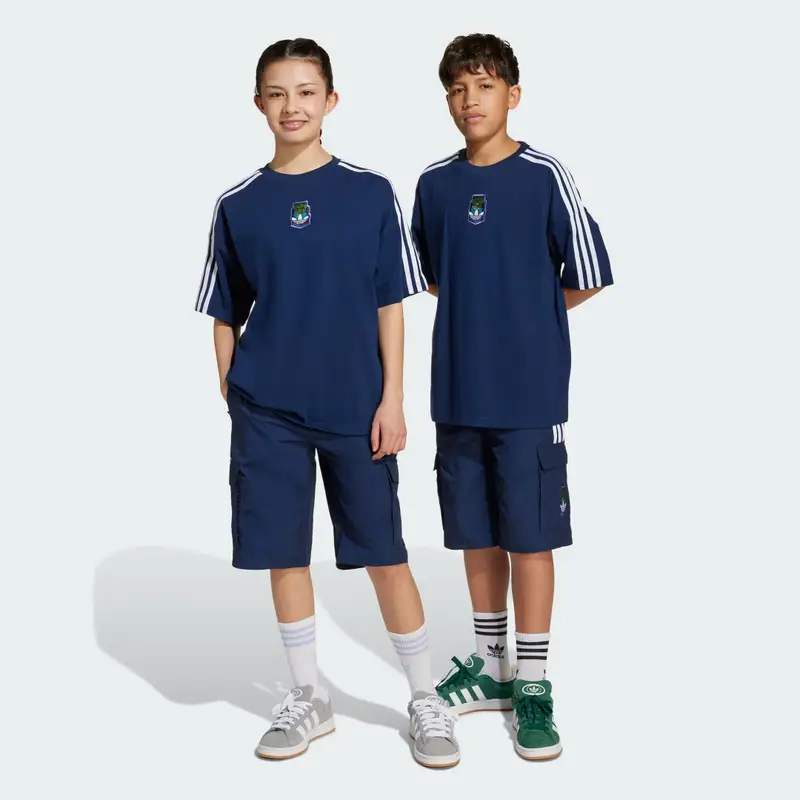 Pantaloncini adidas Originals X Minecraft Cargo Bambini Night Indigo