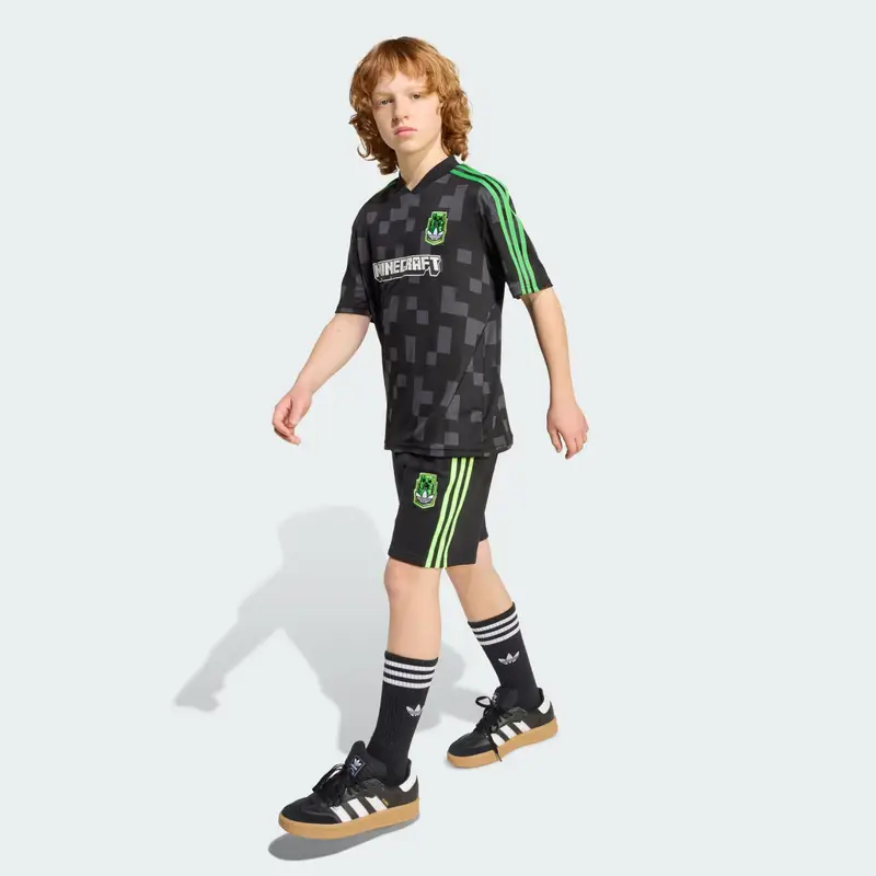 Pantaloncini adidas Originals x Minecraft junior Black miniatura 3