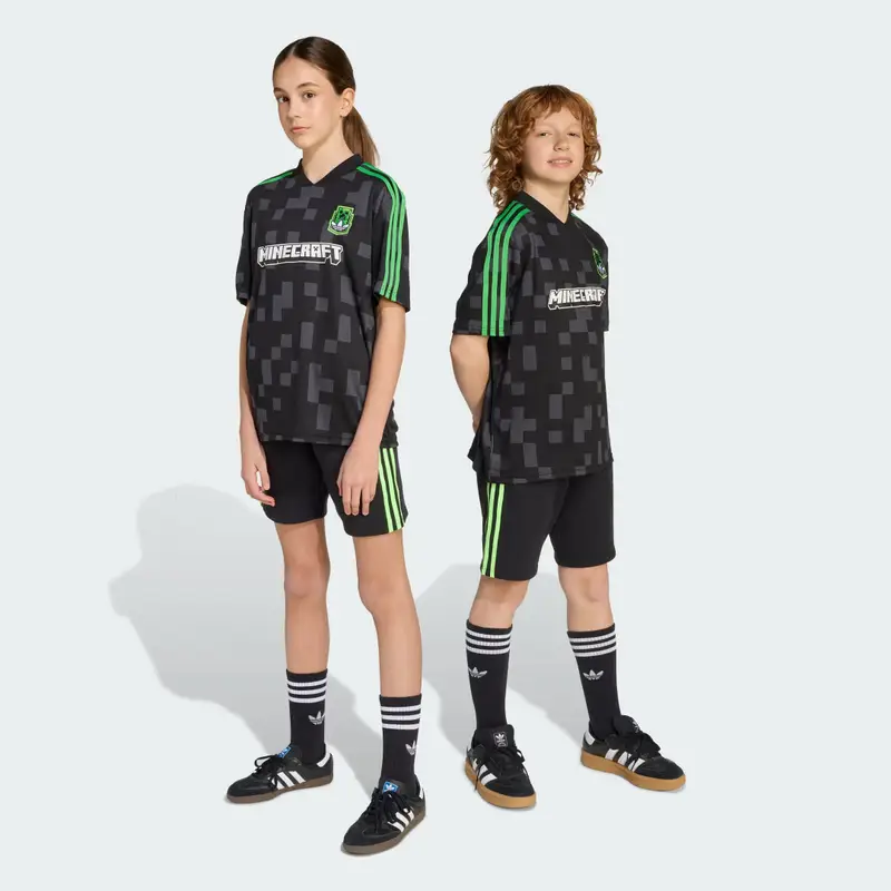 Pantaloncini adidas Originals x Minecraft junior Black