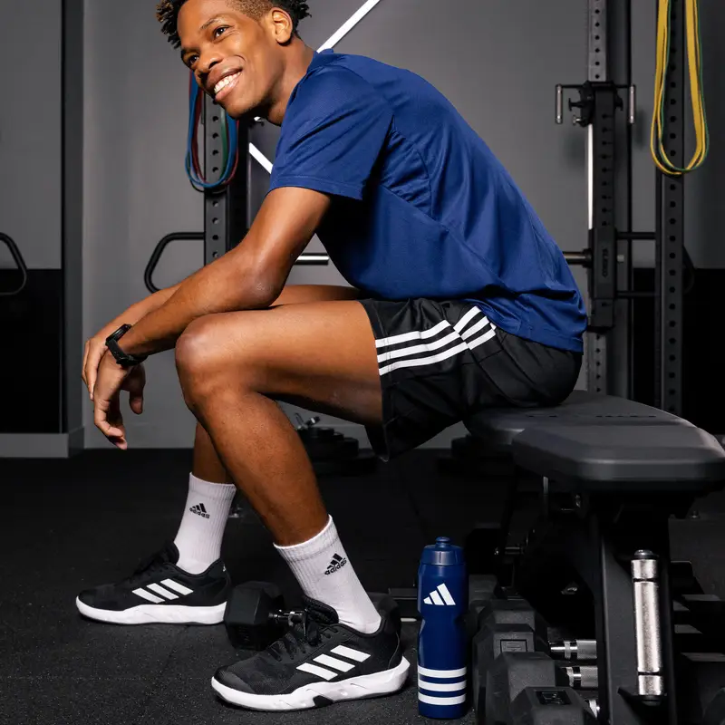 Pantaloncini ADIDAS uomo palestra regular fit traspiranti neri | Adidas