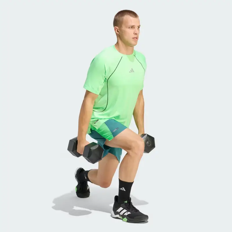 Pantaloncini Apparel Tech CLIMACOOL Preloved Teal miniatura 3