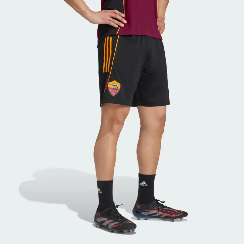 Pantaloncini AS Roma Tiro 25 Competition da allenamento Black miniatura 3