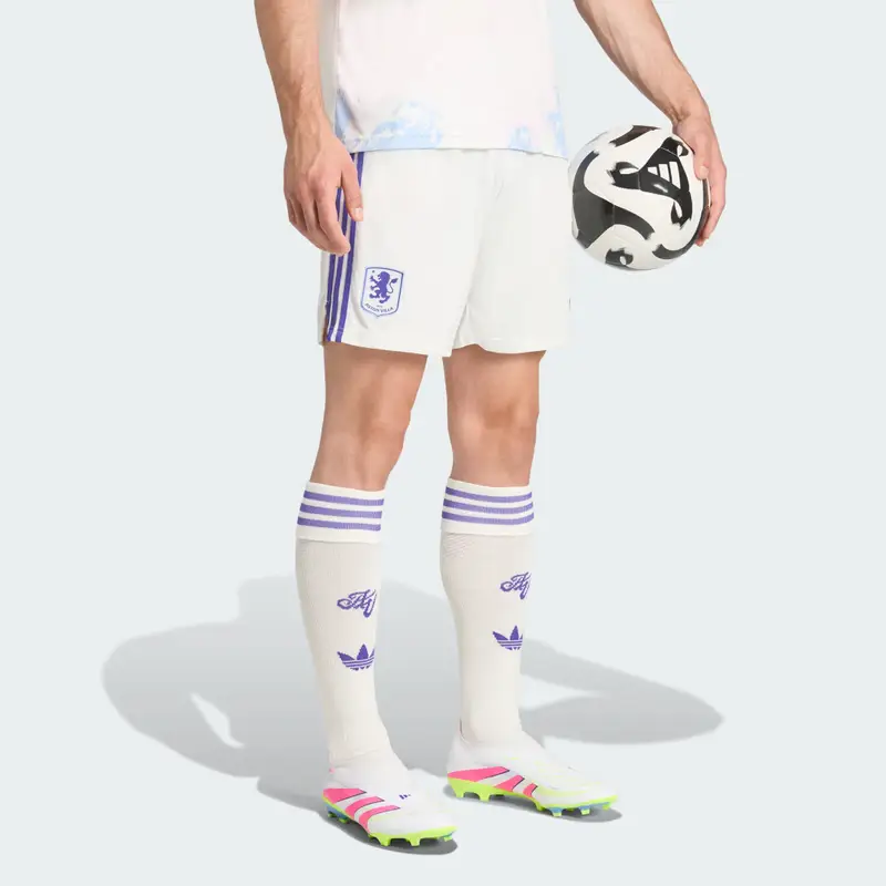 Pantaloncini Aston Villa FC 25/26 Tre Quarti Off White