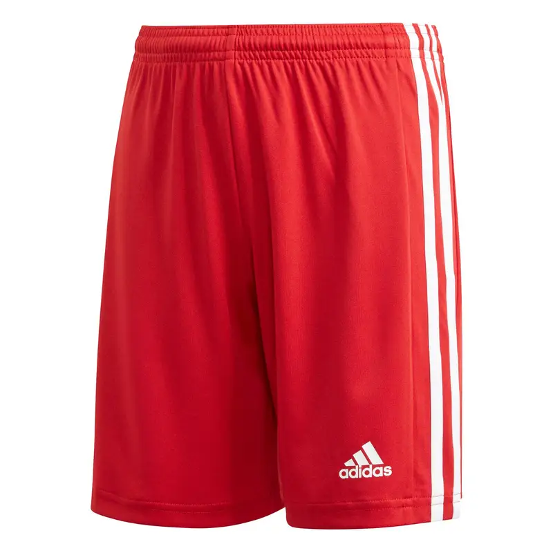 Pantaloncini calcio bambino ADIDAS SQUADRA rosso-bianco | Adidas
