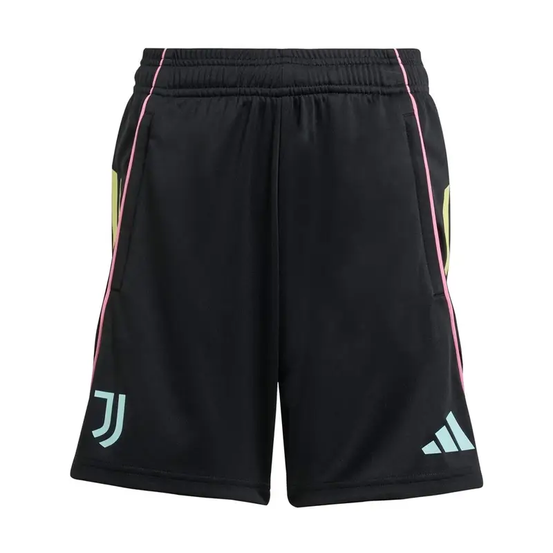 Pantaloncini Calcio Juve Nero Giallo Bambino 15-16 A