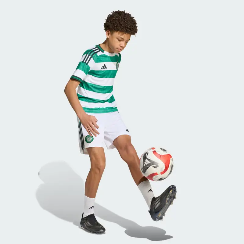 Pantaloncini Casa 25/26 Celtic FC Bambini e Bambine White miniatura 3