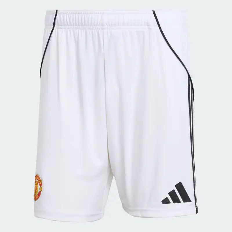 Pantaloncini Casa Manchester United 25/26 White miniatura 4