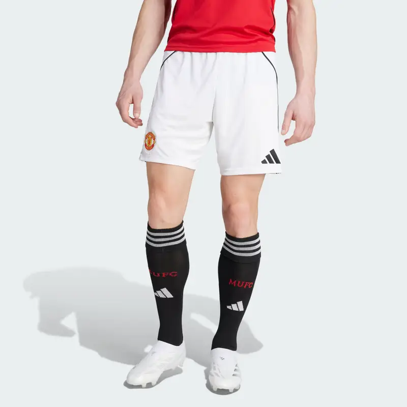 Pantaloncini Casa Manchester United 25/26 White