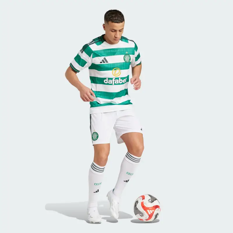 Pantaloncini Celtic FC 25/26 Home White miniatura 3
